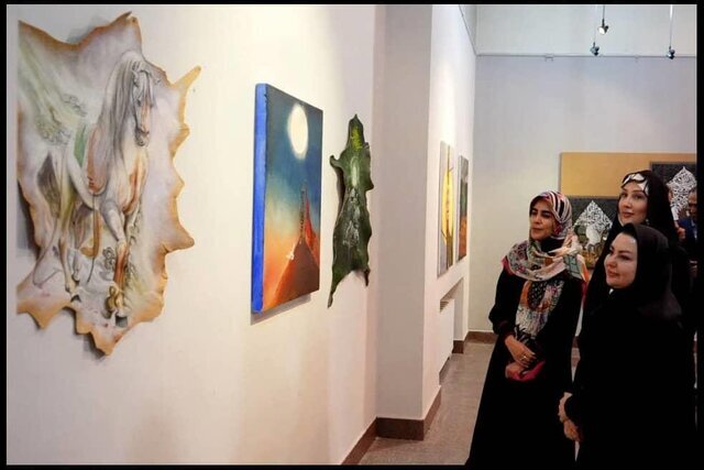 افتتاح نمایشگاه آثار نقاشی و عکاسی پروژه «خیمه هنر»