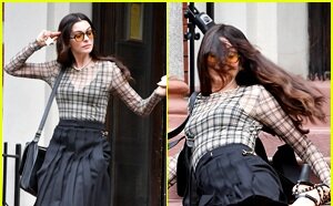 سقوط بازیگر زن معروف از پله‌ها هنگام ضبط فیلم/ عکس