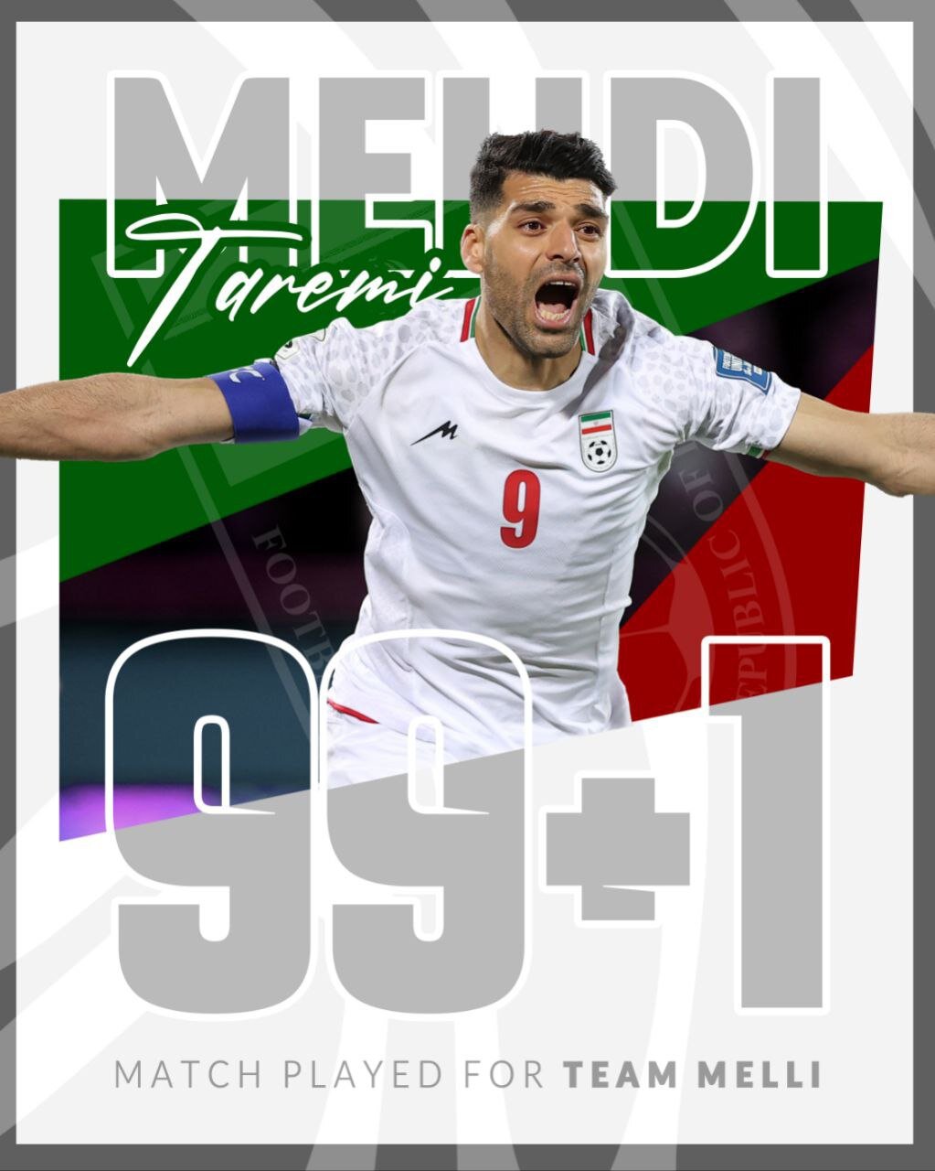 عکس| رکورد ویژه مهدی طارمی در تیم ملی