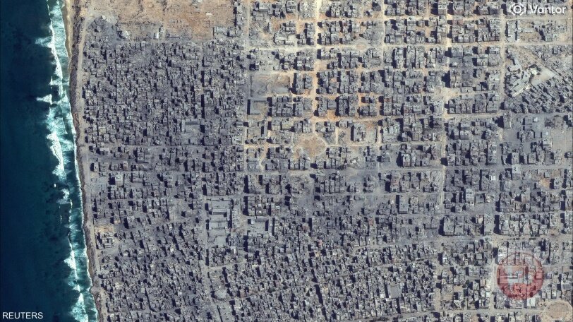 اولین تصاویر هوایی از غزه پس از ۲ سال جنگ نسل‌کشی منتشر شد