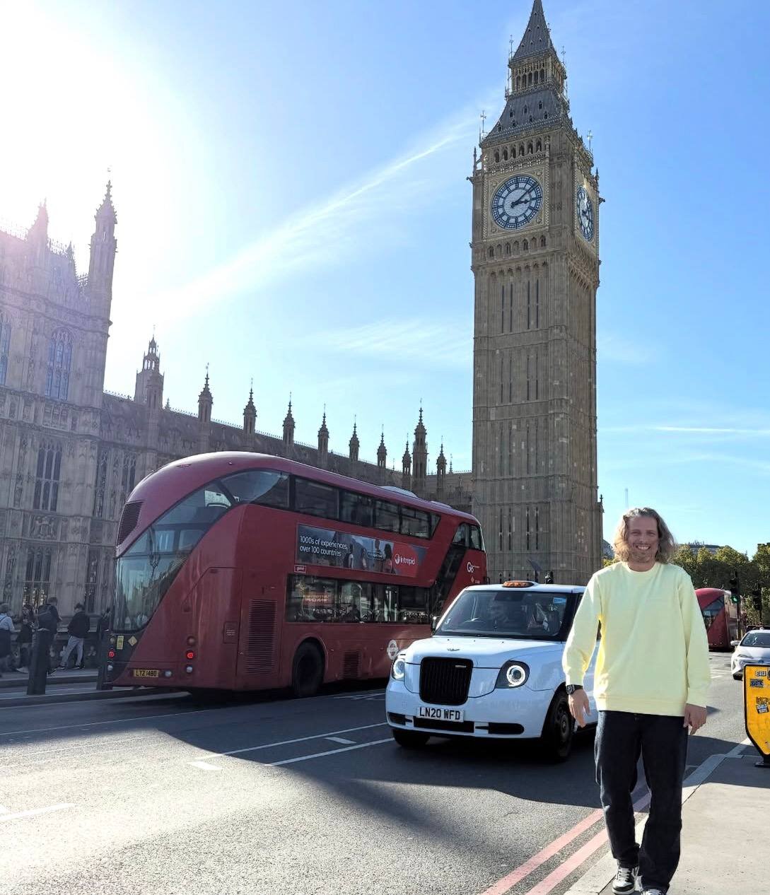 عکس| حال خوب ستاره سابق پرسپولیس در خیابانهای لندن