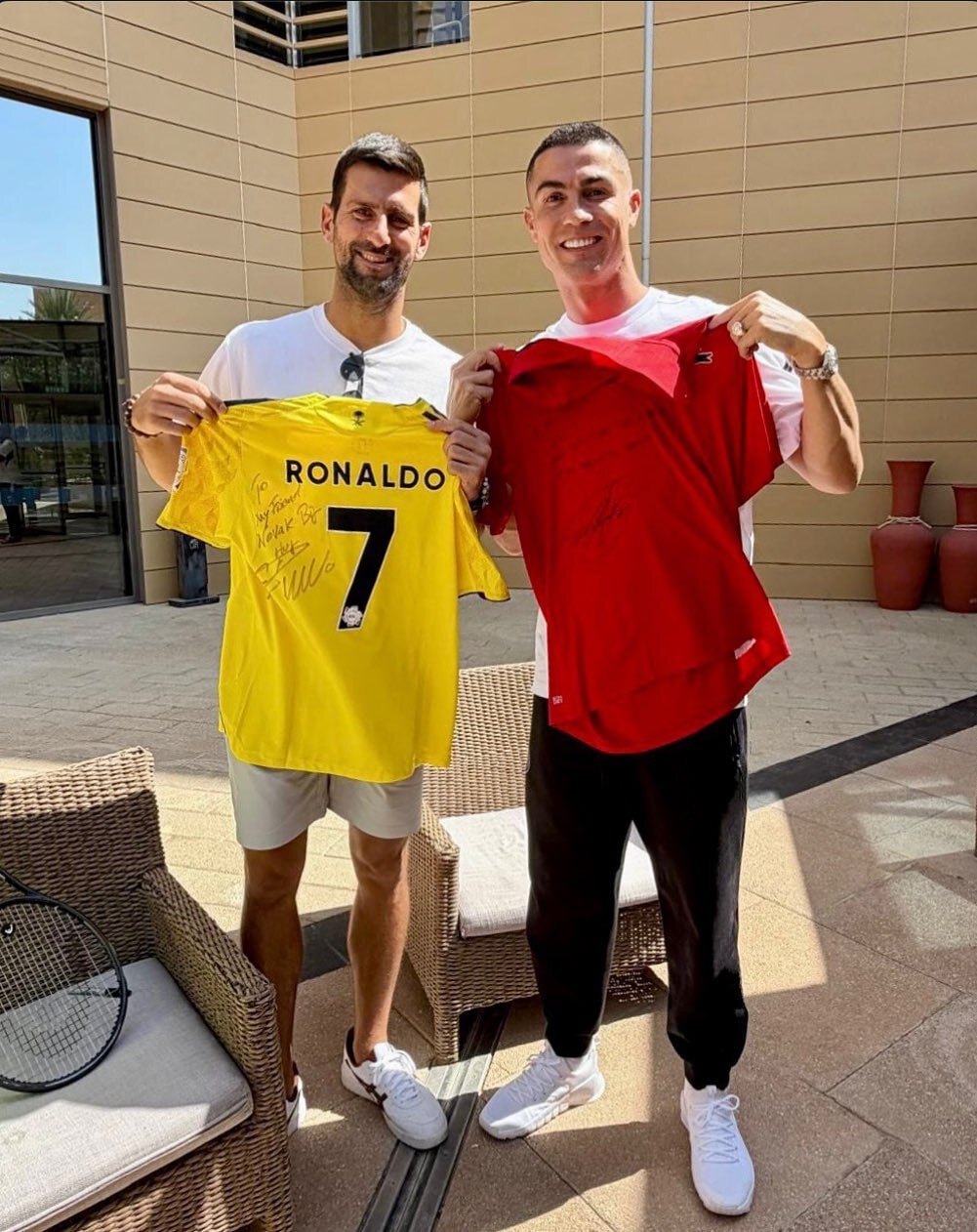 عکس| دیدار سلاطین دنیای ورزش در ریاض