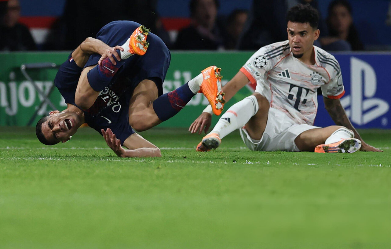 تصاویر بدترین حادثه هفته چهارم لیگ قهرمانان اروپا؛ اشرف تا آستانه غش رفت!