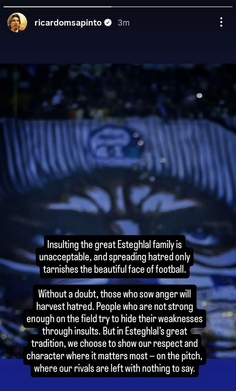 ساپینتو: خشم بکاری نفرت درو خواهی کرد!