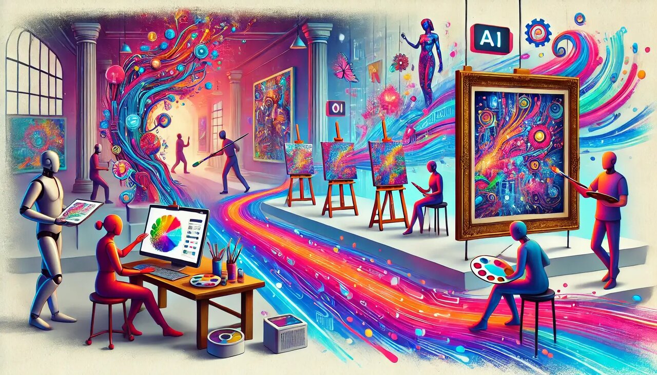 آیا ربات‌ها نقاش می‌شوند؟/ خلاقیت انسان کجاست؟/ هنر تجسمی زیر ذره‌بین فناوری