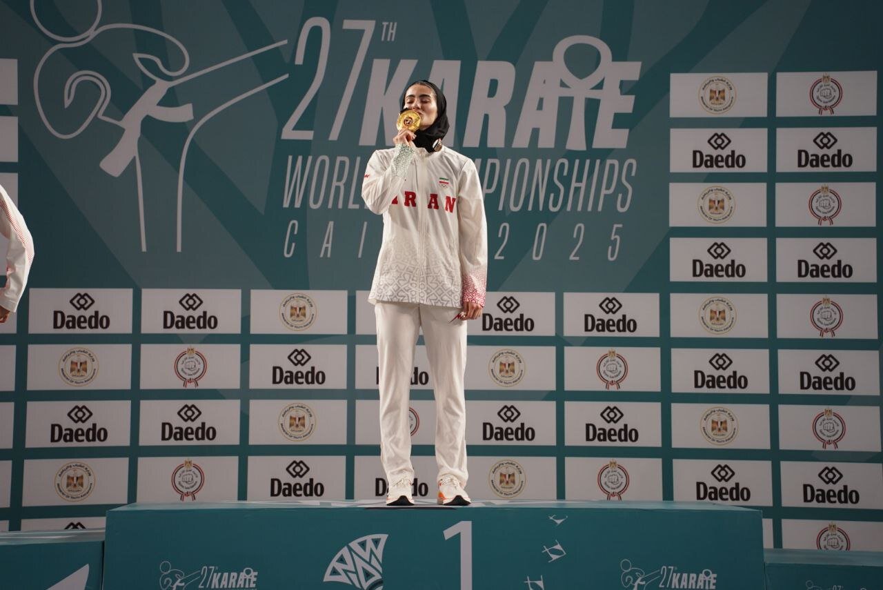 عکس | تاریخ‌سازی بزرگ دختر ایرانی در قاهره