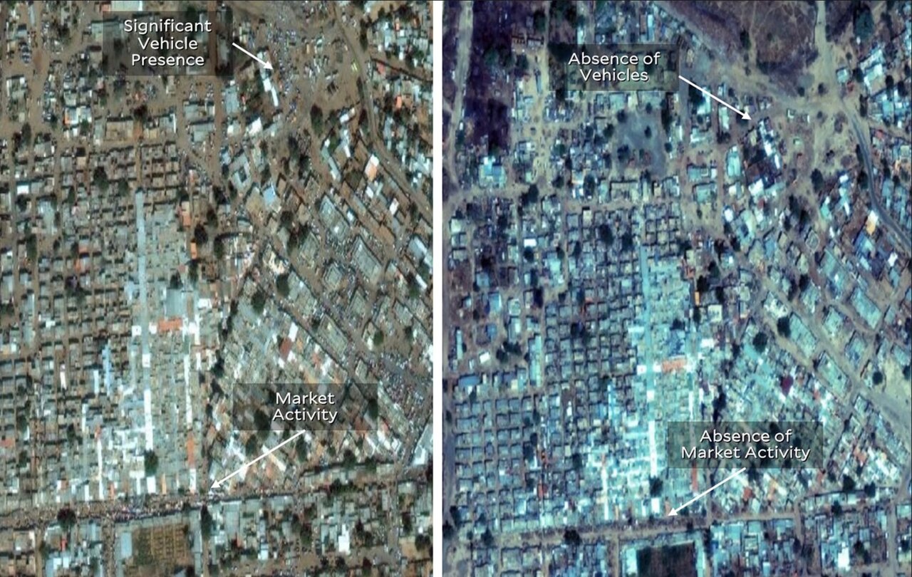 گاردین: این شهر شبیه یک مسلخ بزرگ شده است؛ کپه‌های اجساد در انتظار گور جمعی/ عکس