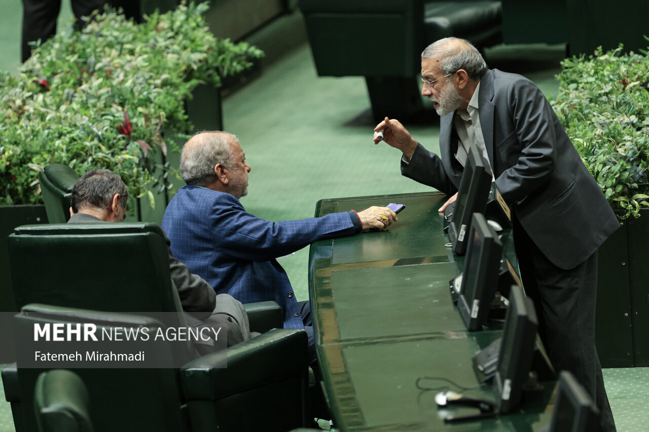 خوش و بش نمایندگان با پزشکیان/ خنده های ثابتی در کنار نبویان+تصاویر