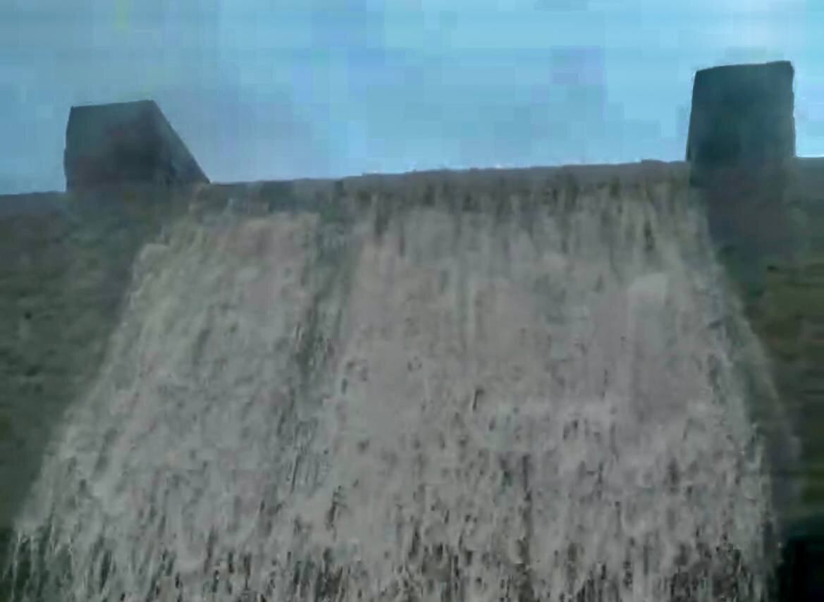 این سد هم سرریز شد/تصاویر را ببینید