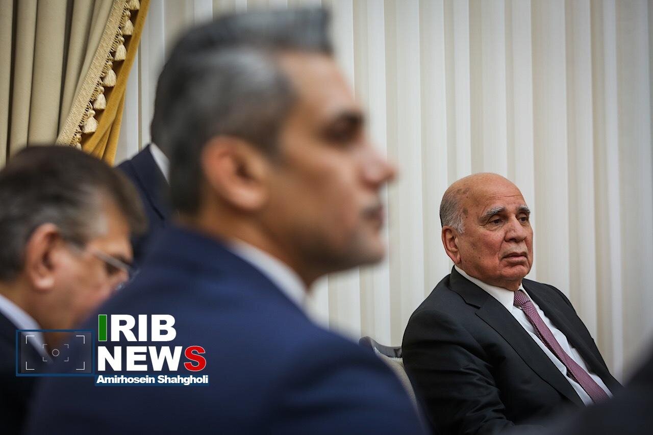 تصاویر خاص از دیدار علی لاریجانی و وزیر خارجه عراق + عکس