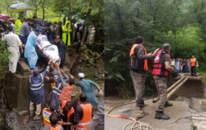 سیل و رانش زمین جان ۶۱ نفر را گرفت