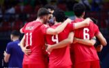 پیروزی تیم والیبال ایران در یک بازی دوستانه