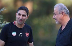 درویش برای هاشمیان شمشیر را از رو بست/ مدیرعامل برای سرمربی پرسپولیس بازیکن نمی‌خرد