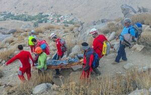 سقوط مرگبار زن کوهنورد در ارتفاعات برفخانه طزرجان