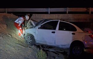 سقوط مرگبار یک خودرو از پل