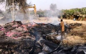 آتش سوزی در خط انتقال آب؛ ماجرا چیست؟ آتش سوزی در خط انتقال آب؛ ماجرا چیست؟