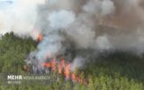 آتش‌سوزی گسترده در جنگل‌های شمال کشور/ اعزام سه هلیکوپتر اطفای حریق برای نخستین‌بار