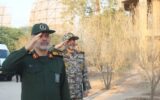 ادامه بازدیدهای میدانی فرماندهان ارشد نیروهای مسلح از مواضع پدافندی/ جانشین ستاد کل به کدام سایت‌ و مواضع پدافندی رفت؟