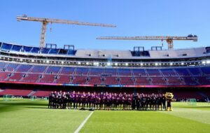 عکس| بازگشت بارسلونا به نیوکمپ