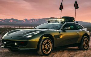 فراری به آفرود می‌رود / غرش موتور ۱۲ سیلندر در بیابان‌ها