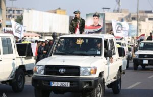 تشییع نمادین شهدای الحشد الشعبی در بغداد