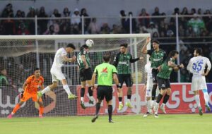 عکس| صحنه دلخراش از پای بازیکن خیبر/ کارت قرمز داشت؟