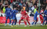 عکس| استقلالی‌ها اشک پرسپولیسی‌ها را در دربی در آوردند