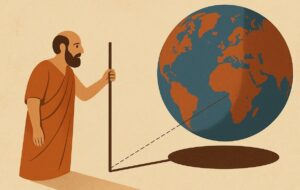 محاسبه دقیق محیط زمین با یک تکه چوب در ۲۴۰۰ سال پیش محاسبه دقیق محیط زمین با یک تکه چوب در ۲۴۰۰ سال پیش