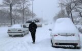 بارش برف در ۵ منطقه تهران بارش برف در ۵ منطقه تهران