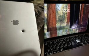 ترکش به مک‌بوک خورد و جان سرباز را نجات داد / عکس