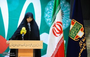 دختر شهید سلامی: او جنگ را از خانه‌های مردم دور کرد/ ما را برای نبردهای بزرگ و برای شکست دادن دشمن های بزرگ ساخته‌اند