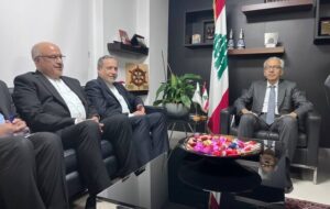 دیدار وزیر خارجه با وزیر اقتصاد لبنان