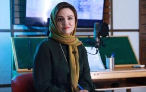  گلاره عباسی ۲۶ ساله در کنار پارسا پیروزفر در پشت‌ صحنه «در چشم باد»/ عکس 